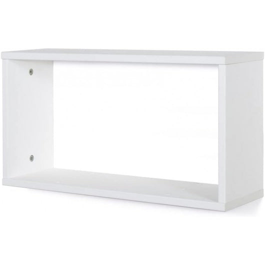 Mensola da Parete Bianca 56.8x30x17 cm - Ripiano Multiuso per Bagno, Camera, Cucina o Ufficio - Libreria Sospesa con Tasselli, Made in Italy