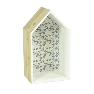 Mensola legno lucia casetta cm 20x35x15