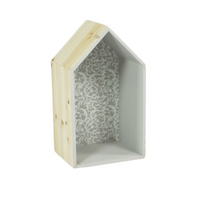 Mensola legno rebecca casetta cm25x37x15