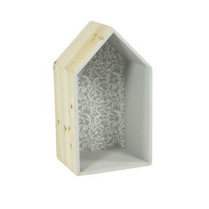 Mensola legno rebecca casetta cm25x37x15