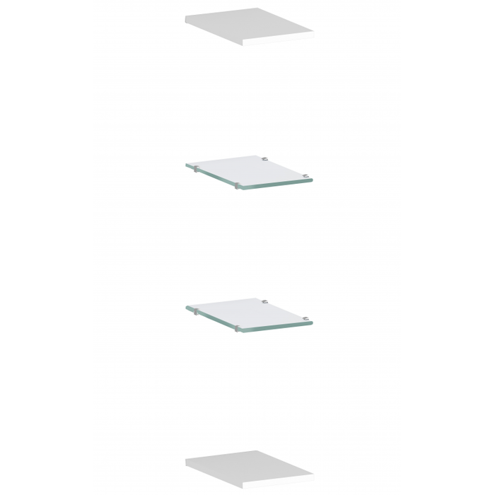 Mensola Maruska – 20x1,6/0,5x27 – Bianco Lucido