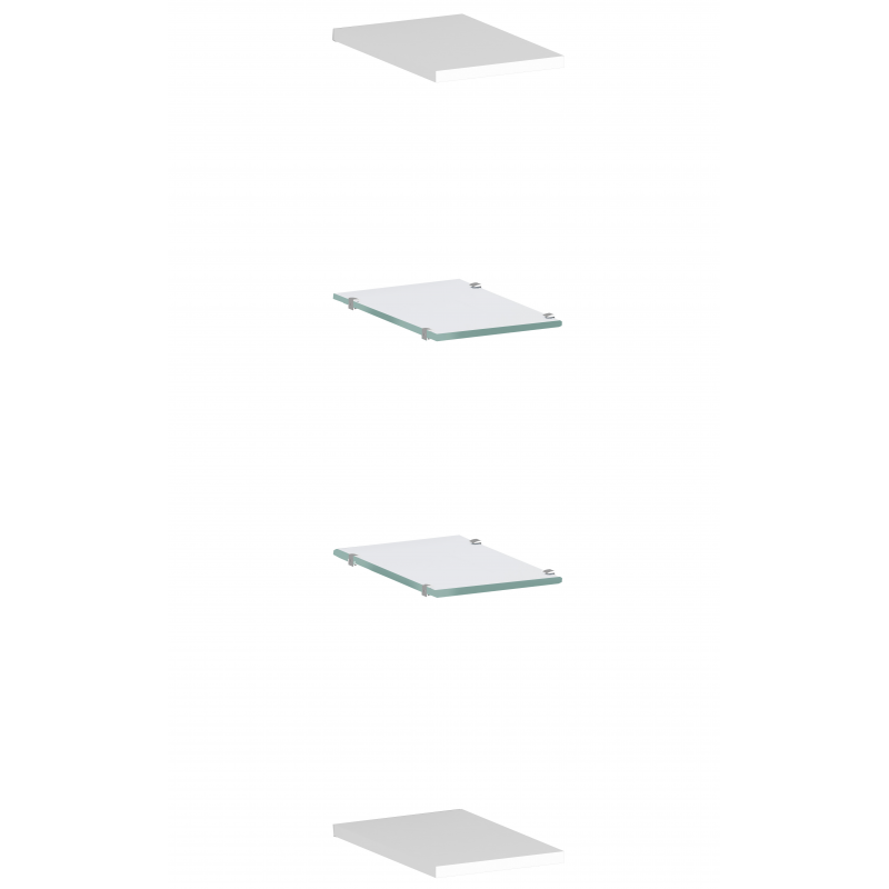 Mensola Maruska – 20x1,6/0,5x27 – Bianco Lucido