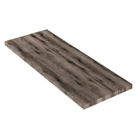 Mensola per lavabo dappoggio 120 cm in legno rovere fossile  Linea