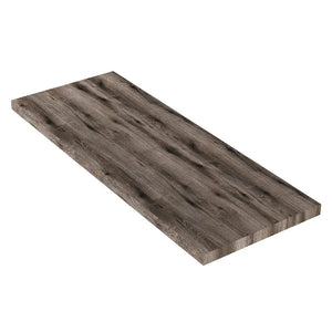 Mensola per lavabo dappoggio 120 cm in legno rovere fossile  Linea