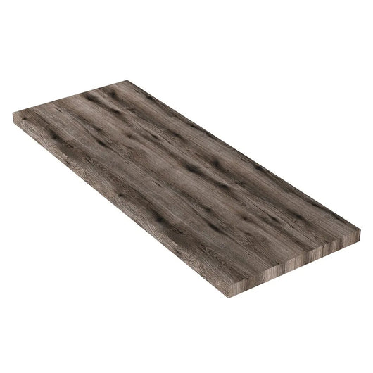 Mensola per lavabo dappoggio 120 cm in legno rovere fossile  Linea