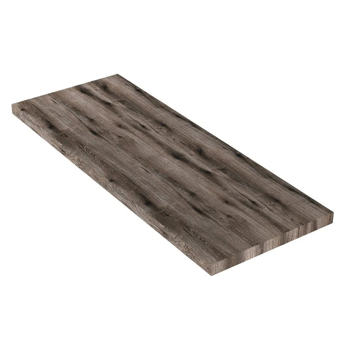 Mensola per lavabo dappoggio 120 cm in legno rovere fossile  Linea