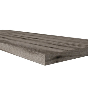 Mensola per lavabo dappoggio 120 cm in legno rovere fossile  Linea