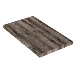 Mensola per lavabo dappoggio 80 cm in legno rovere fossile  Linea