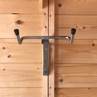 Mensola Portabici in Acciaio Zincato - Supporto Salvaspazio per Bicicletta - Home Idea Italia