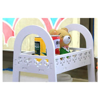 Trade Shop - Mensola Portaoggetti A Doppio Strato Per Cucina Bagno Ufficio Stile Europeo Da Scrivania -