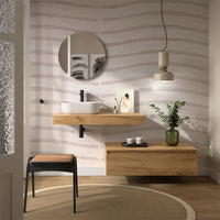 Mensolone portalavabo da 100 cm in legno MDF rovere africa Sumo