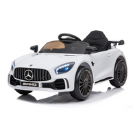 Auto Elettrica Per Bambini Mercedes GTR GT-R AMG 12V - Small-Bianco