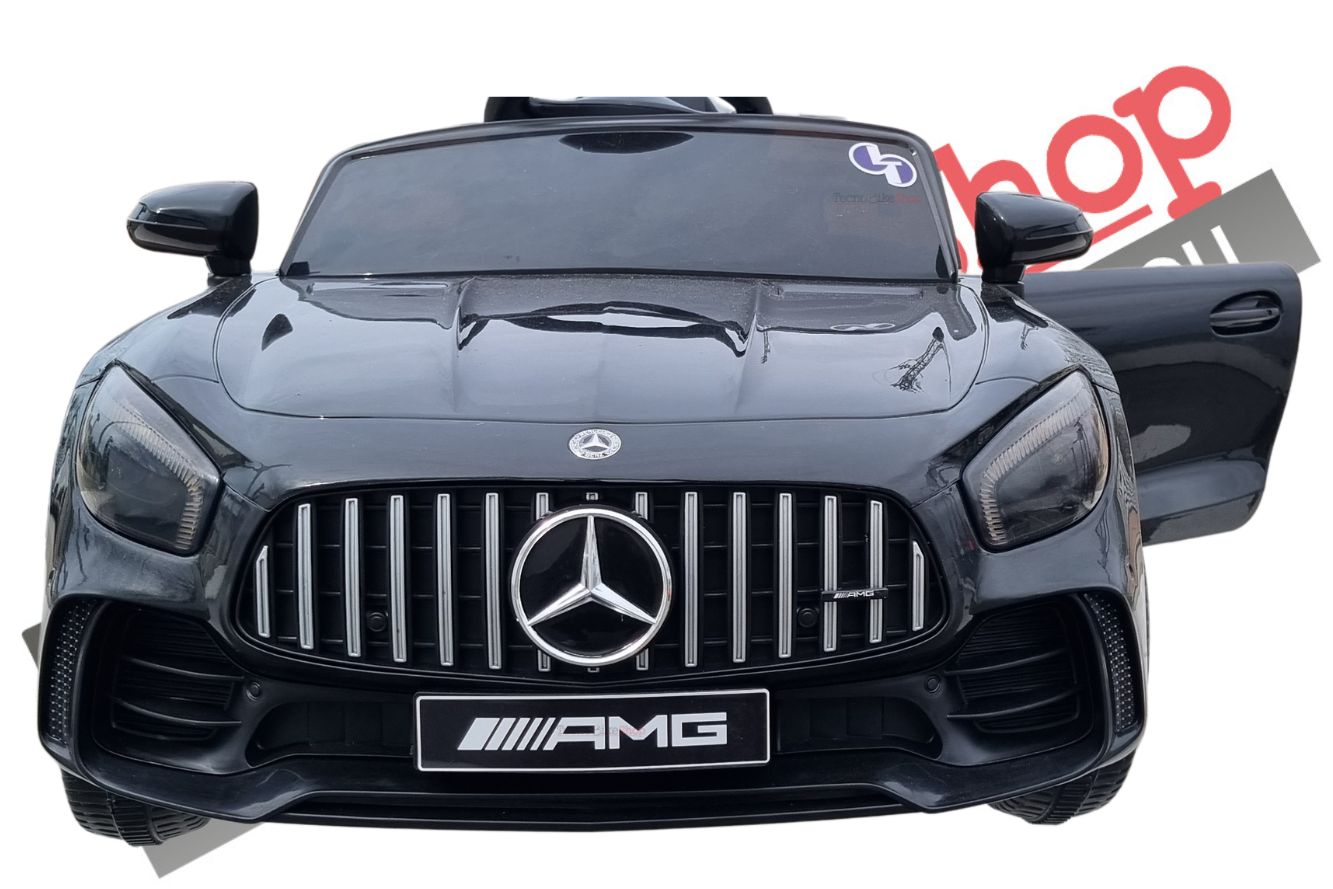 Auto Elettrica Per Bambini Mercedes GTR GT-R AMG 12V - Small-Nero