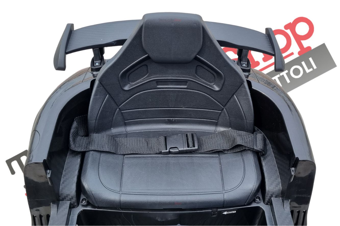 Auto Elettrica Per Bambini Mercedes GTR GT-R AMG 12V - Small-Nero