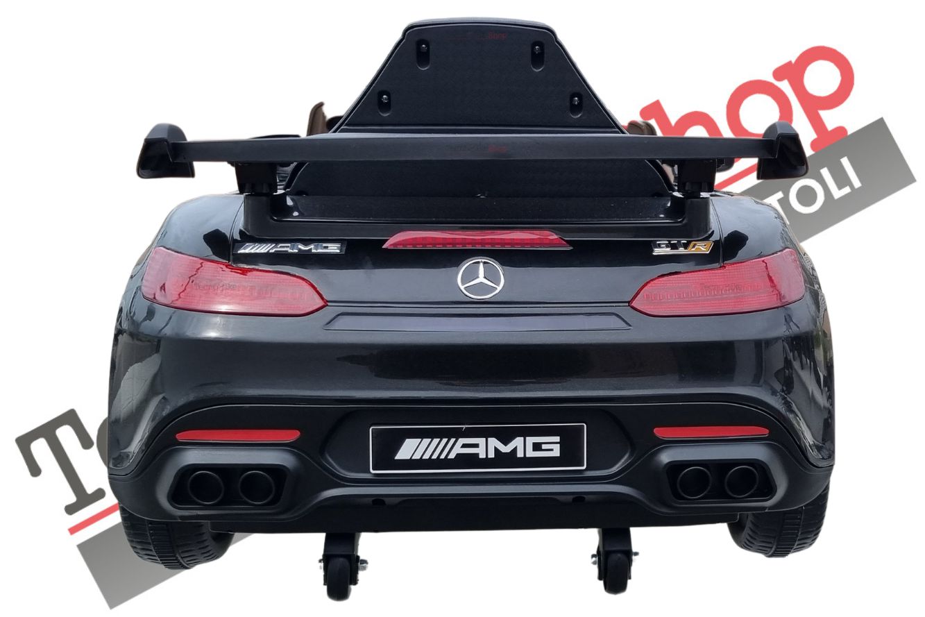 Auto Elettrica Per Bambini Mercedes GTR GT-R AMG 12V - Small-Nero