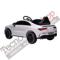 Auto Elettrica per Bambini Mercedes CLA 45 AMG 12V-Bianco