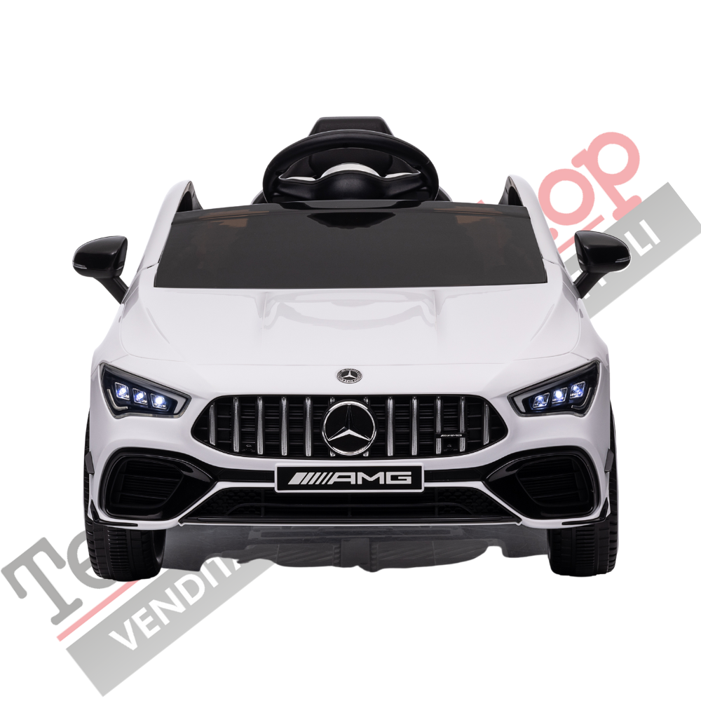 Auto Elettrica per Bambini Mercedes CLA 45 AMG 12V-Bianco