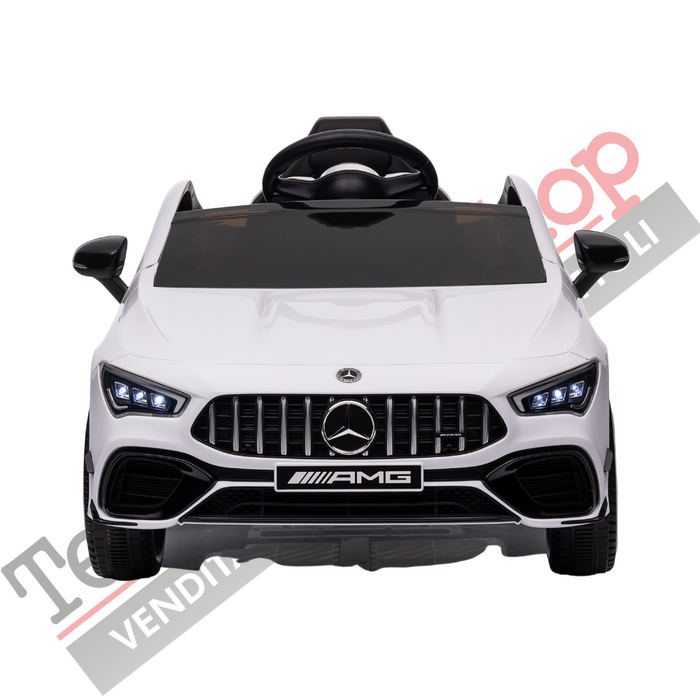 Auto Elettrica per Bambini Mercedes CLA 45 AMG 12V-Bianco