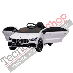 Auto Elettrica per Bambini Mercedes CLA 45 AMG 12V-Bianco