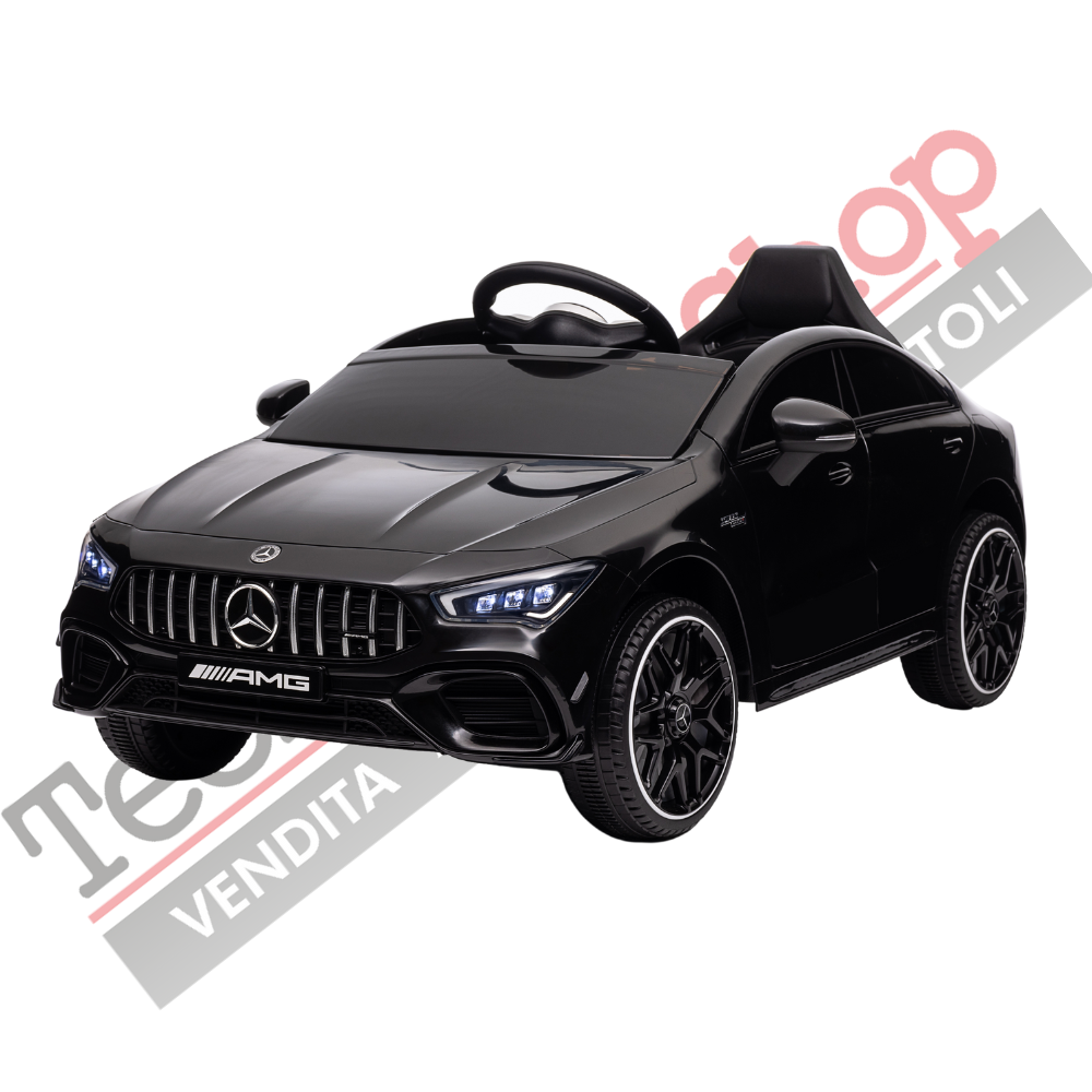 Auto Elettrica per Bambini Mercedes CLA 45 AMG 12V-Nero