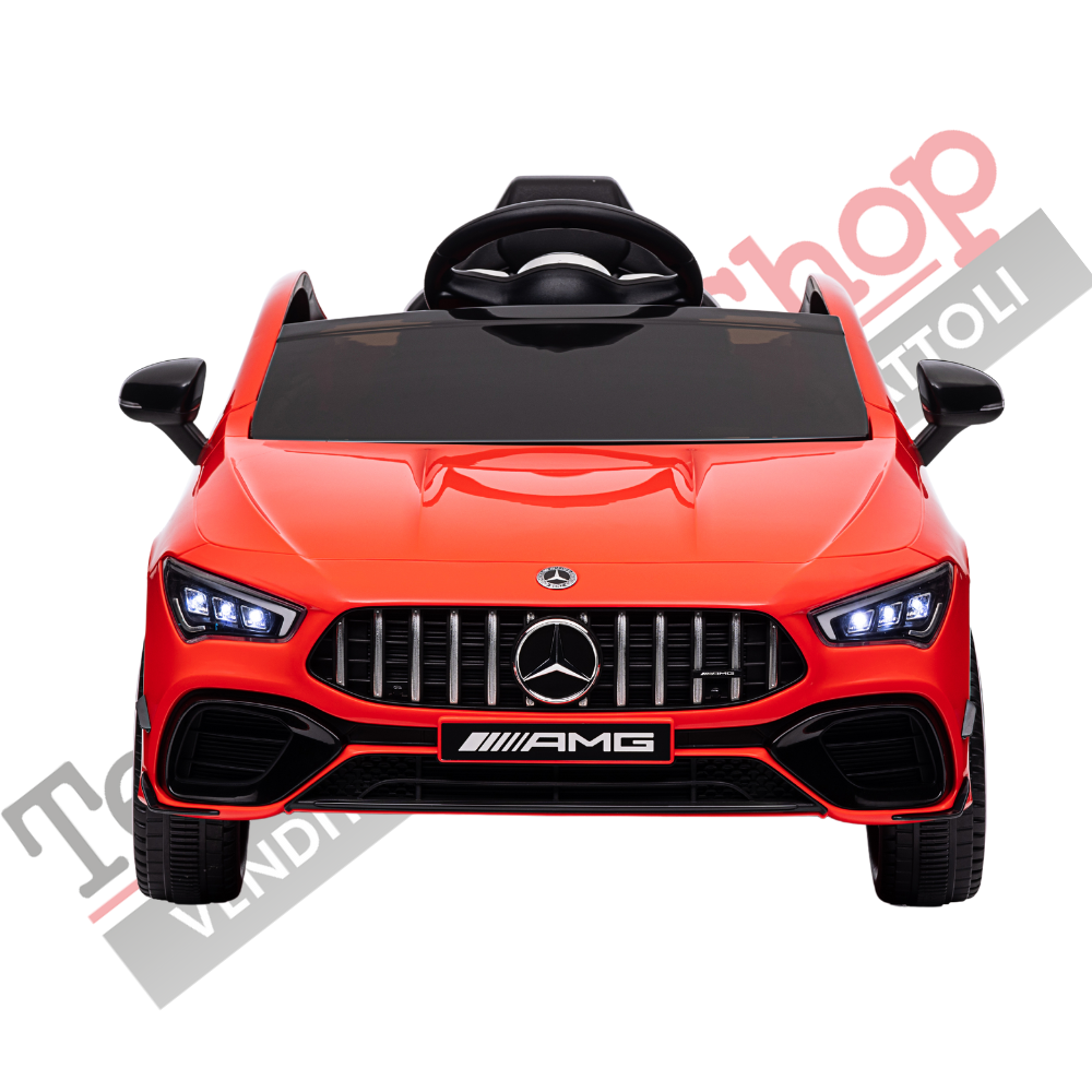 Auto Elettrica per Bambini Mercedes CLA 45 AMG 12V-Rosso