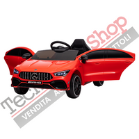 Auto Elettrica per Bambini Mercedes CLA 45 AMG 12V-Rosso