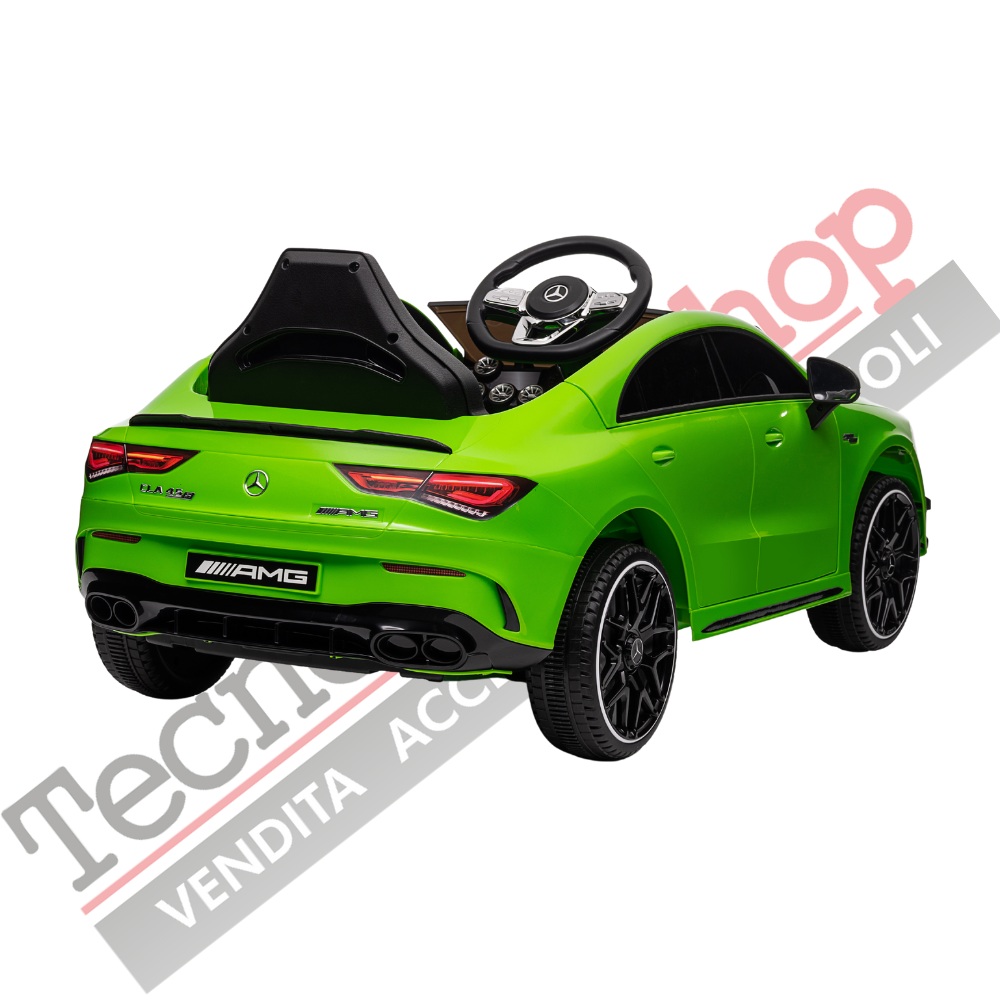 Auto Elettrica per Bambini Mercedes CLA 45 AMG 12V-Verde