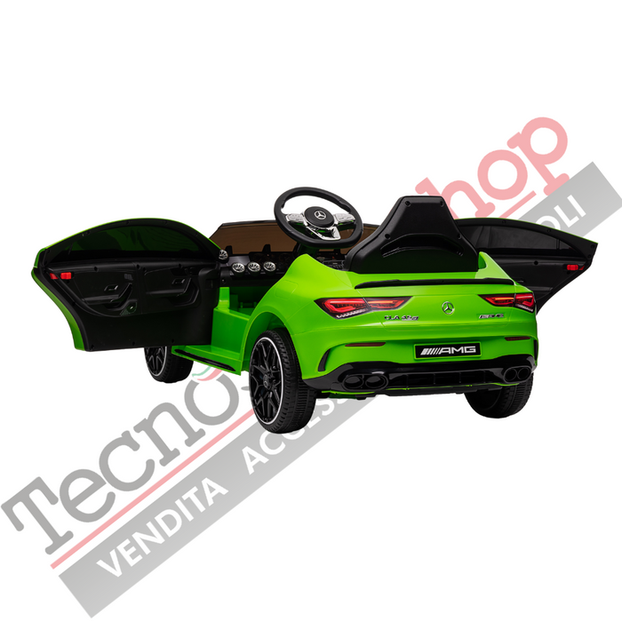 Auto Elettrica per Bambini Mercedes CLA 45 AMG 12V-Verde