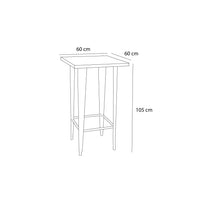 LÚZETE - MESA ALTA JOSEPHINE BLANCO ENVEJECIDO