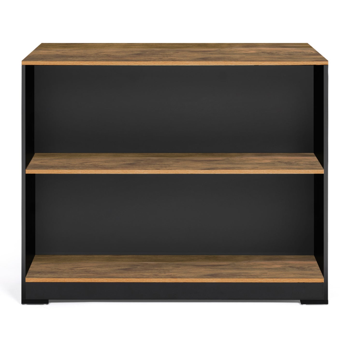 IDMarket - Mesa de bar de isla JUNO en madera negra con tablero oscuro HAWKINS