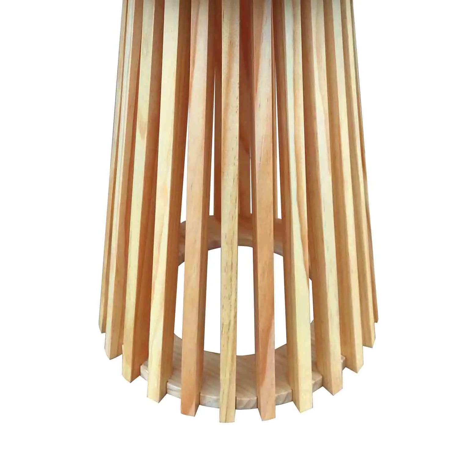 LÚZETE - MESA DE CENTRO MADERA NATURAL Ø50 CM NEREA