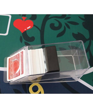 Trade Shop - Mescolatore Di Carte Da Poker Blackjack Distributore Portatile Mescola Per Gioco -