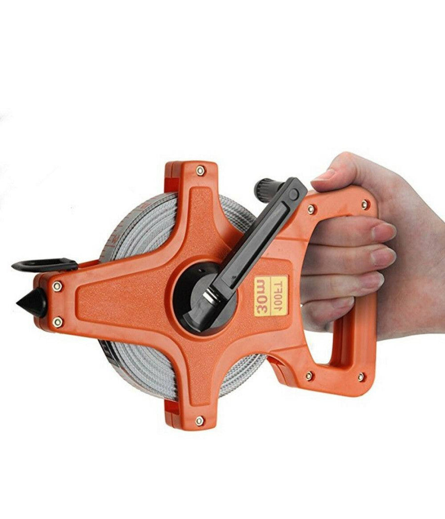 Metro A Nastro Flessometro Bindella In Fibra Di Vetro Rullo 30mt Riavvolgibile         