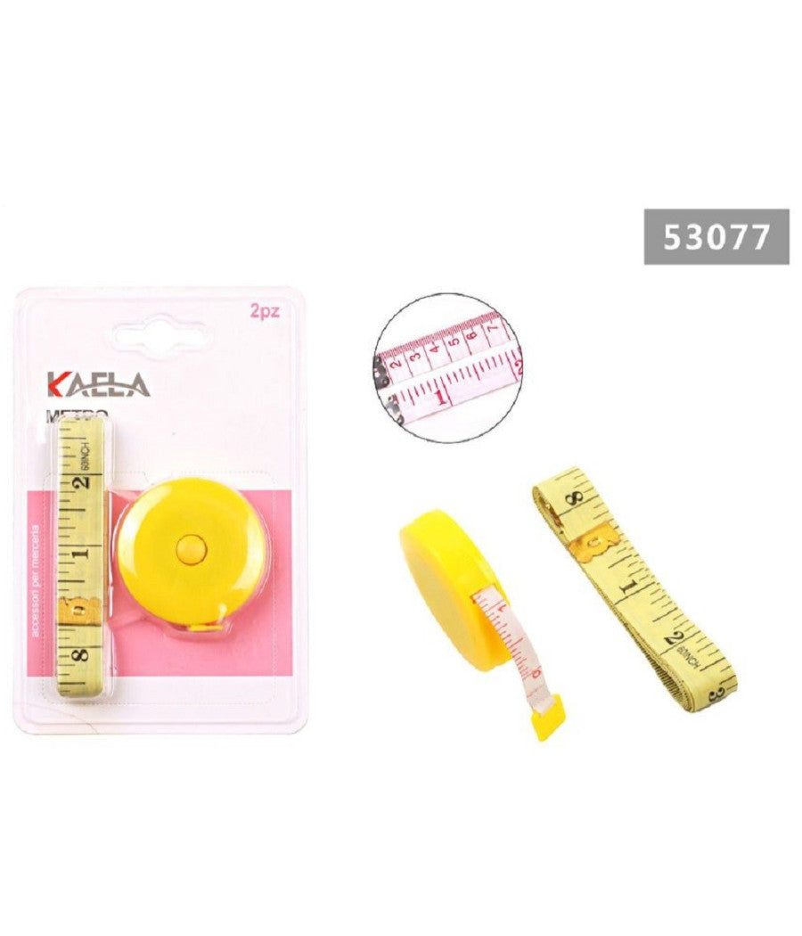 Metro Portatile Retrattile Per Cucito Cucire Sarto Sartoria Accessorio 53077         