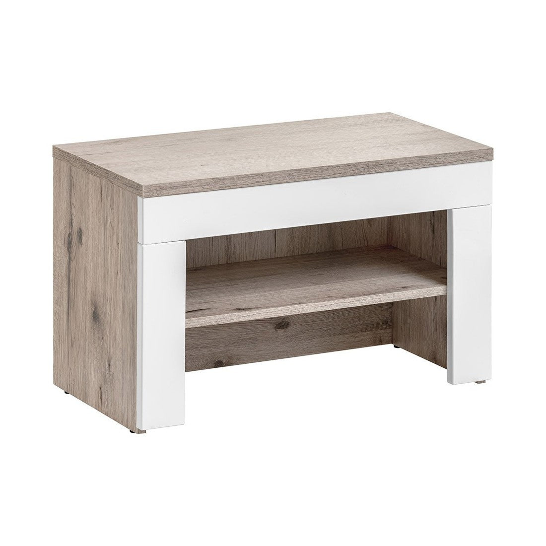 Mobile da ingresso di design per il tuo ingresso collezione ONYX 1 colori rovere e bianco