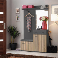 Mobile d''ingresso POLO – Mobile per scarpe, cassettiera, specchio e guardaroba