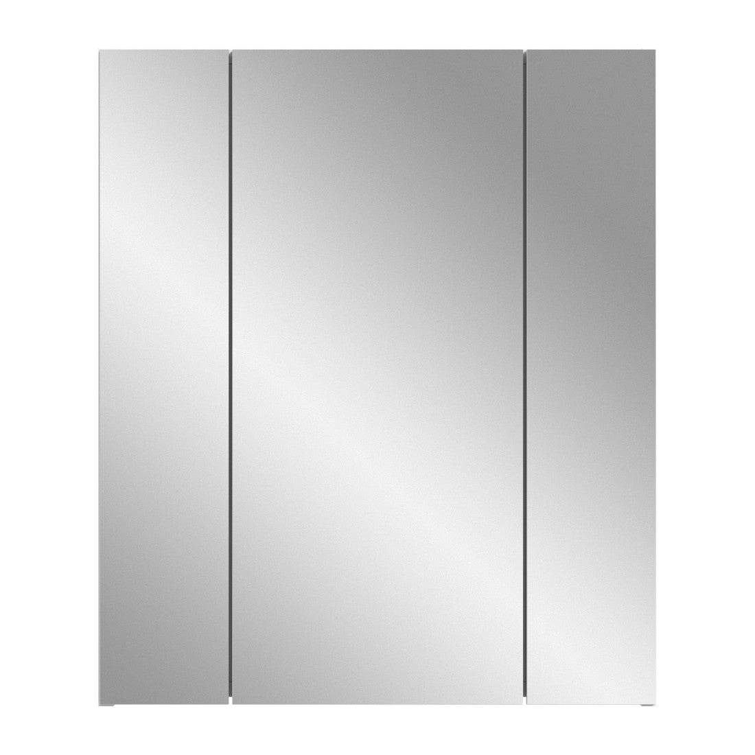 Mobile contenitore con specchi – Bianco lucido – KLEANKIN