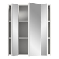 Mobile contenitore con specchi – Bianco lucido – KLEANKIN