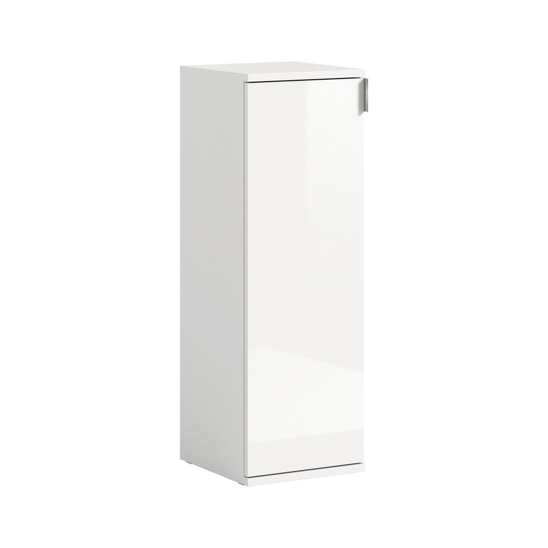 Mobile da ordinamento BODITE – 1 porta – Bianco laccato – Compatto e moderno