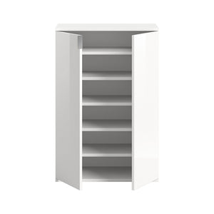 Mobile contenitore BODITE – 2 ante – Bianco lucido – Compatto e pratico