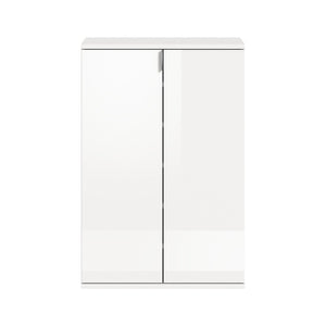 Mobile contenitore BODITE – 2 ante – Bianco lucido – Compatto e pratico