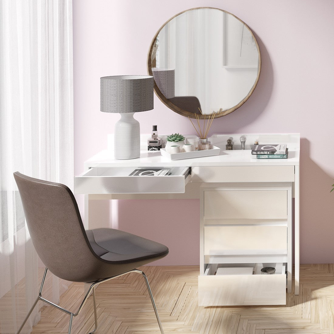 Mobile da Arredamento collezione SHERRY - Design Moderno con 3 Cassetti