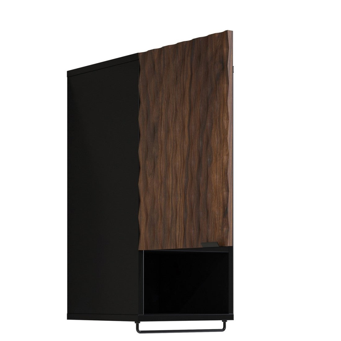 Mobile da bagno collezione KING – Rovere scuro e nero