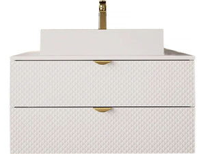 Mobile da bagno "Ios" - 2 pezzi - Bianco