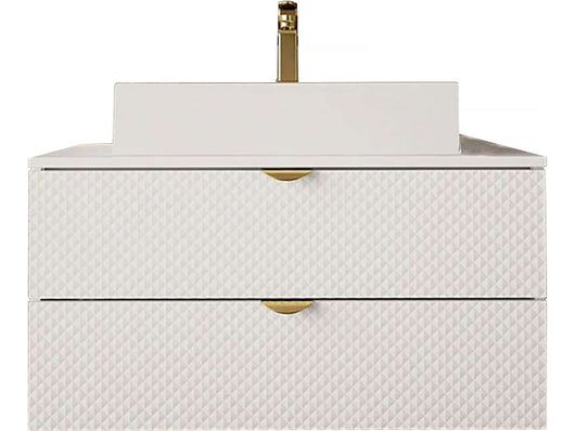 Mobile da bagno "Ios" - 2 pezzi - Bianco