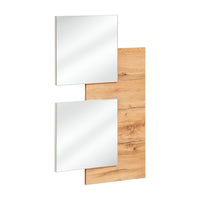 Mobile d''ingresso TORTH 1 – Set completo – Colori rovere e bianco – Design moderno e pratico