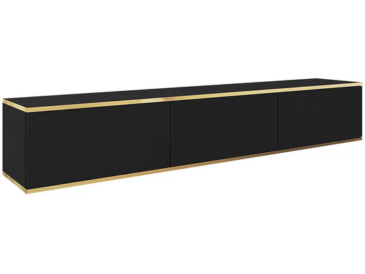 Mobile TV a parete "Jose" 175 x 30 x 32 cm - Nero