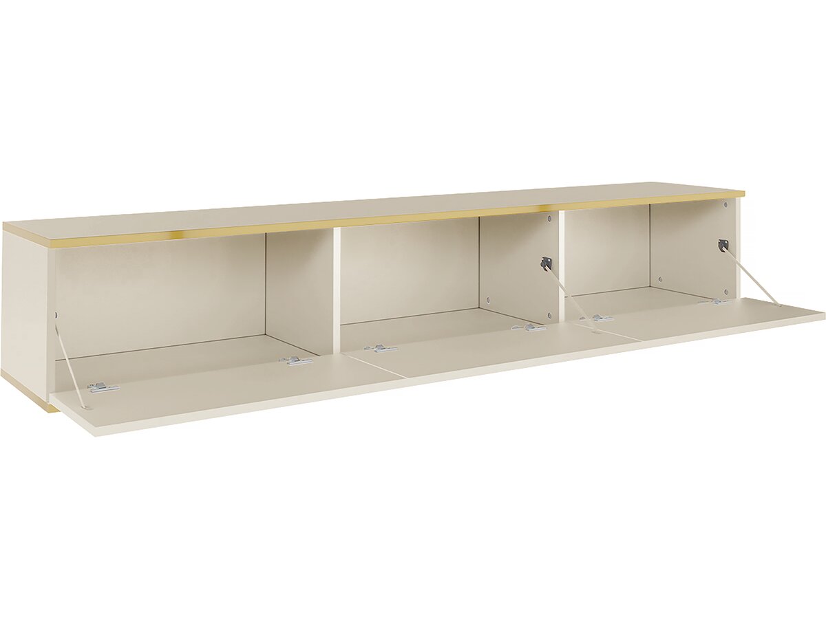 Mobile TV a parete "Jose" 175 x 30 x 32 cm - Beige