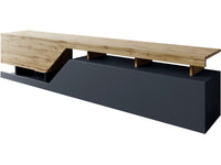 Mobile TV "Ceelias" - 200 x 46 x 35 cm - Grigio / Marrone