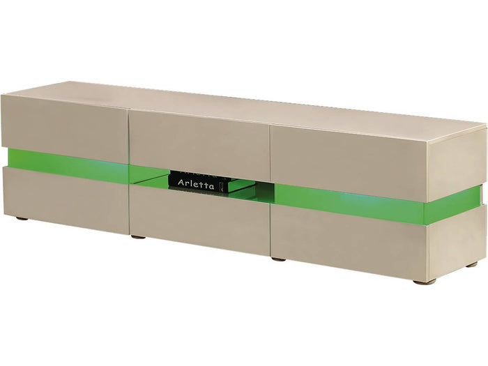 Mobile TV LED "Vida" - 177 x 39 x 45 cm - Bianco laccato